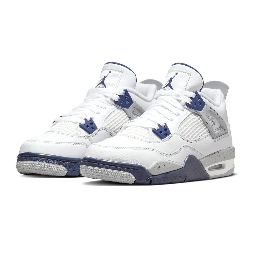 Air Midnight Jordan 4 GS Navy Retro 0528